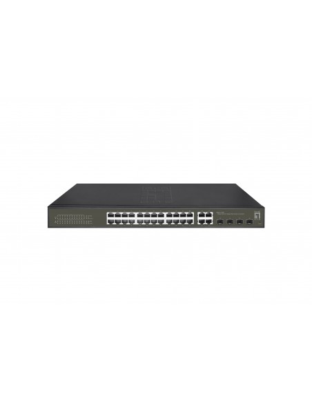 LevelOne GES-2128P switch Gestionado L2 Gigabit Ethernet (10 100 1000) Energía sobre Ethernet (PoE) Negro