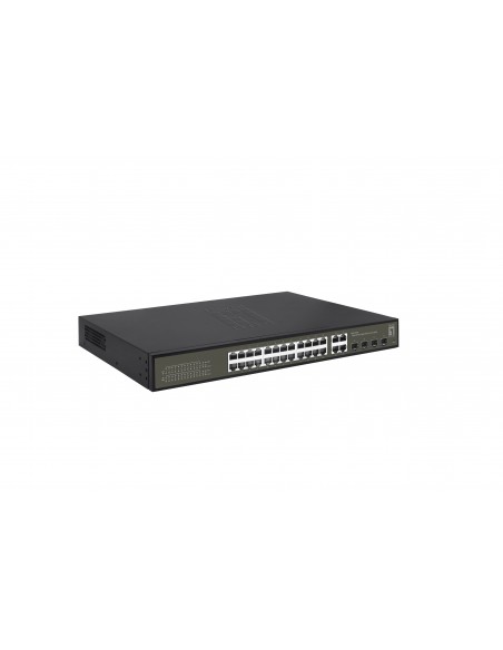 LevelOne GES-2128P switch Gestionado L2 Gigabit Ethernet (10 100 1000) Energía sobre Ethernet (PoE) Negro