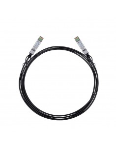 TP-Link Omada SM5220-3M Cable de fibra óptica e InfiniBand SFP+ DAC Negro