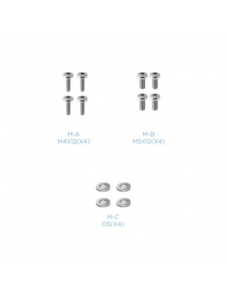 TooQ Soporte de Mesa para 2 Pantallas 17"-27", Negro