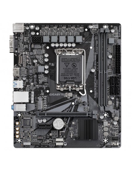 Gigabyte H610M H V3 DDR4 placa base Intel H610 Express LGA 1700 micro ATX Gigabyte H610M H V3 DDR4 placa base Intel H610 Express LGA 1700 micro ATX