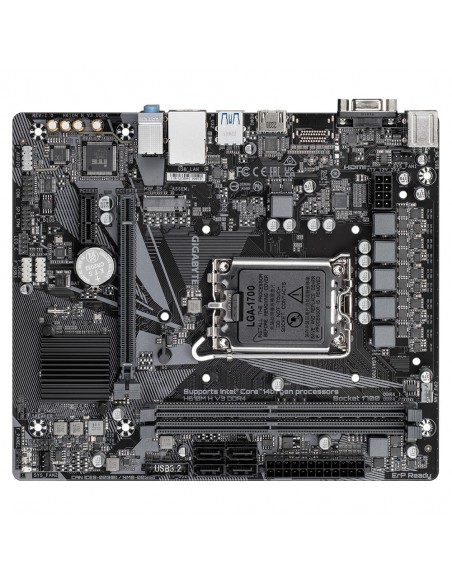 Gigabyte H610M H V3 DDR4 placa base Intel H610 Express LGA 1700 micro ATX Gigabyte H610M H V3 DDR4 placa base Intel H610 Express LGA 1700 micro ATX
