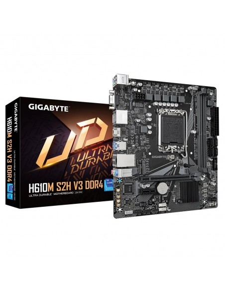 Gigabyte H610M S2H V3 DDR4 (rev. 1.0) Intel H610 Express LGA 1700 micro ATX Gigabyte H610M S2H V3 DDR4 (rev. 1.0) Intel H610 Express LGA 1700 micro ATX