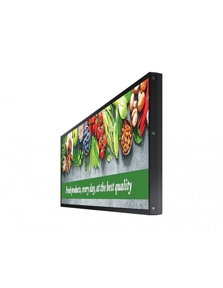 Samsung LH37SHCEBGBXEN pantalla de señalización Diseño panorámico 94 cm (37") LCD Wifi 700 cd   m² Negro Tizen 7.0 24 7