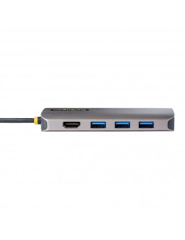 StarTech.com Adaptador Multipuertos USB C de Vídeo 4K a 60Hz, con Hub de 3 Puertos USB-A de 5Gbps, Entrega de Alimentación USB