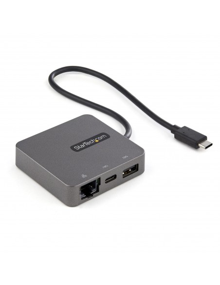 StarTech.com Adaptador Multipuertos USB-C - Docking Station USB Tipo C - HDMI o VGA - con Cable de 29cm - con Puertos USB A y