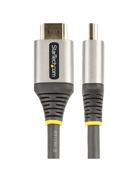 StarTech.com Cable de 1m HDMI 2.0 Certificado Premium - Cable HDMI con Ethernet de Alta Velocidad Ultra HD 4K 60Hz - HDR10, ARC