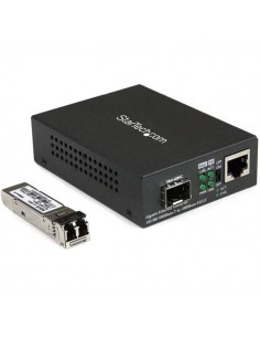 StarTech.com Conversor Compacto de Medios Ethernet Gigabit a Fibra Multimodo LC - 550m 2