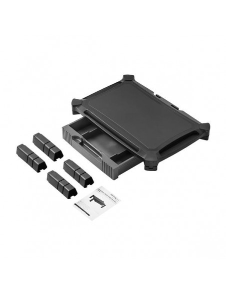 StarTech.com Base con Cajón para Monitor - de Altura Ajustable con Columnas Apilables - con Soporte para Pantallas hasta 32 StarTech.com Base con Cajón para Monitor - de Altura Ajustable con Columnas Apilables - con Soporte para Pantallas hasta 32