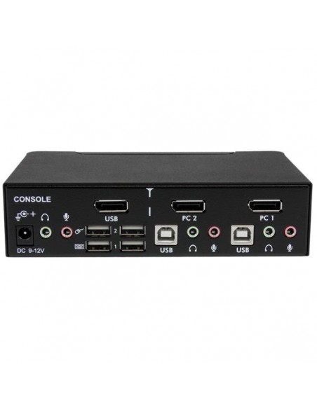 StarTech.com Conmutador Switch Profesional KVM 2 Puertos Vídeo DisplayPort - USB con Audio - 2560x1600 StarTech.com Conmutador Switch Profesional KVM 2 Puertos Vídeo DisplayPort - USB con Audio - 2560x1600