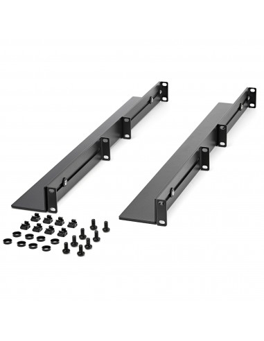 StarTech.com Carriles 1U de 19 pulgadas para Rack para Servidores con 4 Columnas - Profundidad Ajustable de 60,9cm a 91,4cm 24"