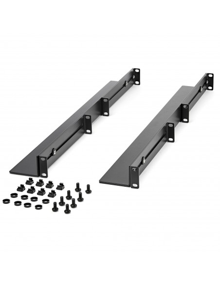 StarTech.com Carriles 1U de 19 pulgadas para Rack para Servidores con 4 Columnas - Profundidad Ajustable de 60,9cm a 91,4cm 24"