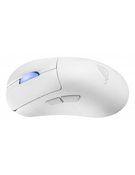 ASUS ROG Keris II Ace Wireless AimPoint White ratón mano derecha RF Wireless + Bluetooth + USB Type-A Óptico 42000 DPI