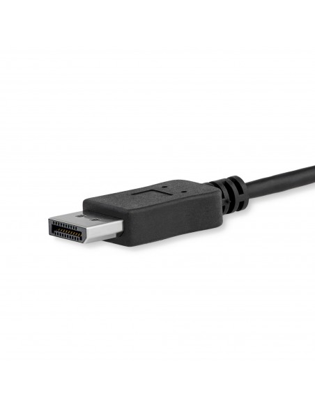 StarTech.com Cable 1m USB C a DisplayPort 1.2 de 4K a 60Hz - Adaptador Convertidor USB Tipo C a DisplayPort - HBR2 - Conversor