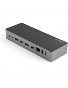 StarTech.com Docking Station Universal para Portátil - Replicador de Puertos Híbrido USB-C -A - 2x HDMI y DP 4K - PD 100W - Mac 2