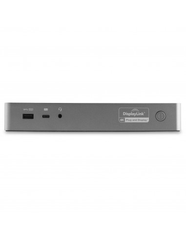StarTech.com Docking Station Universal para Portátil - Replicador de Puertos Híbrido USB-C -A - 2x HDMI y DP 4K - PD 100W - Mac