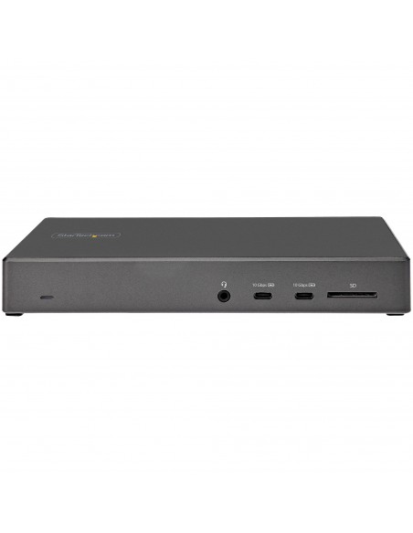 StarTech.com Dock USB-C - Docking Station USB Tipo C para 3 Monitores de 4K - con 100W de Entrega de Alimentación PD - Modo Alt