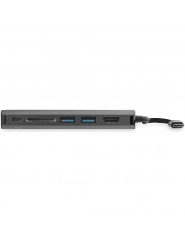 StarTech.com Adaptador Multipuertos USB-C - Docking Station Portátil USB Tipo C a HDMI de 4K - Hub Ladrón USB 3.0 de 2 Puertos