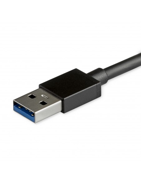 StarTech.com Hub Ladrón USB 3.0 4 Puertos - USB-A a USB 3.0 Tipo A con Interruptores Individuales de Encendido Apagado - USB