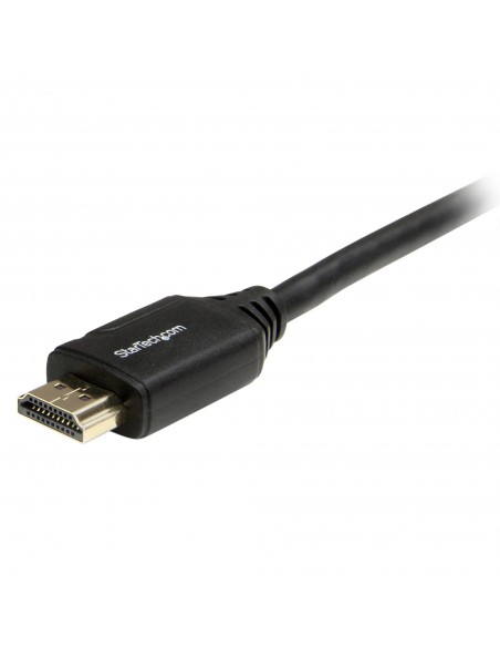 StarTech.com Cable de 2m HDMI 2.0 Certificado Premium con Ethernet - HDMI de Alta Velocidad Ultra HD de 4K a 60Hz HDR10 - para