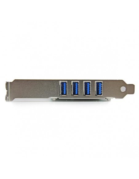 StarTech.com Tarjeta Adaptador PCI Express PCI-E USB 3.0 con UASP de 4 Puertos - Alimentación SATA StarTech.com Tarjeta Adaptador PCI Express PCI-E USB 3.0 con UASP de 4 Puertos - Alimentación SATA