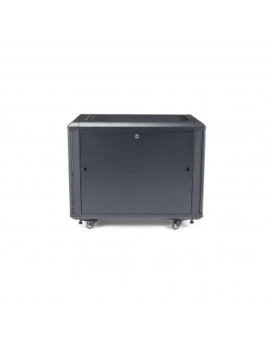 StarTech.com Armario Rack para Servidores 12U 19" 4 Columnas - Rack de Servidores con Cerradura y Seguro - Rack con Ruedas y