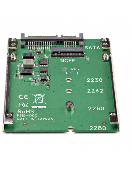 StarTech.com Adaptador Conversor SSD M.2 NGFF a SATA de 2,5 Pulgadas - Convertidor M2 a SATA