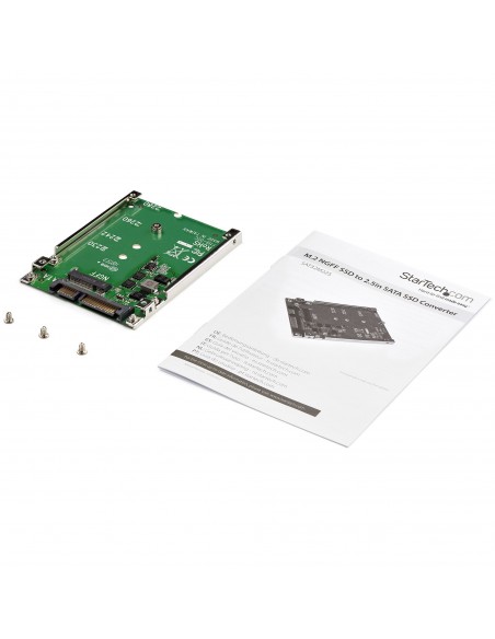 StarTech.com Adaptador Conversor SSD M.2 NGFF a SATA de 2,5 Pulgadas - Convertidor M2 a SATA