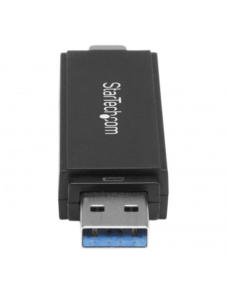 StarTech.com Lector Grabador USB 3.0 USB-C Tipo C y USB-A de Tarjetas de Memoria Flash SD Micro SD Alimentado por USB StarTech.com Lector Grabador USB 3.0 USB-C Tipo C y USB-A de Tarjetas de Memoria Flash SD Micro SD Alimentado por USB