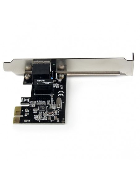 StarTech.com Adaptador Tarjeta de Red NIC PCI Express PCI-e de 1 Puerto Gigabit Ethernet - 1x RJ45 Hembra - Perfil Doble