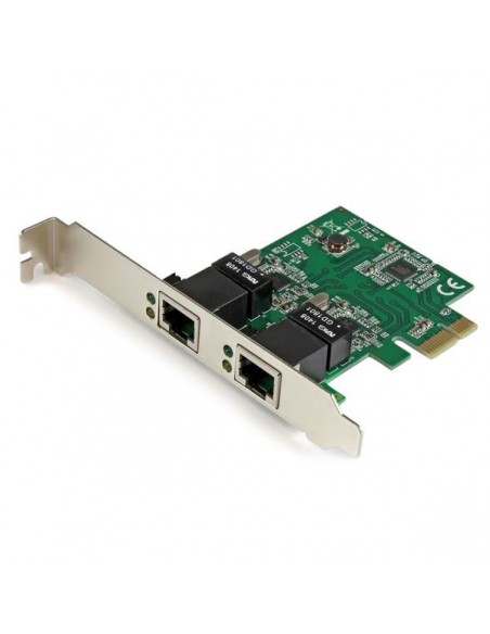 StarTech.com Adaptador Tarjeta de Red NIC PCI Express PCI-E de 2 Puertos Ethernet Gigabit RJ45 StarTech.com Adaptador Tarjeta de Red NIC PCI Express PCI-E de 2 Puertos Ethernet Gigabit RJ45