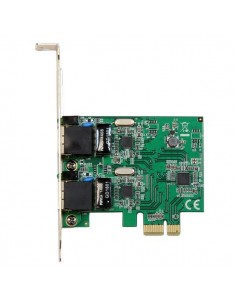 StarTech.com Adaptador Tarjeta de Red NIC PCI Express PCI-E de 2 Puertos Ethernet Gigabit RJ45 2