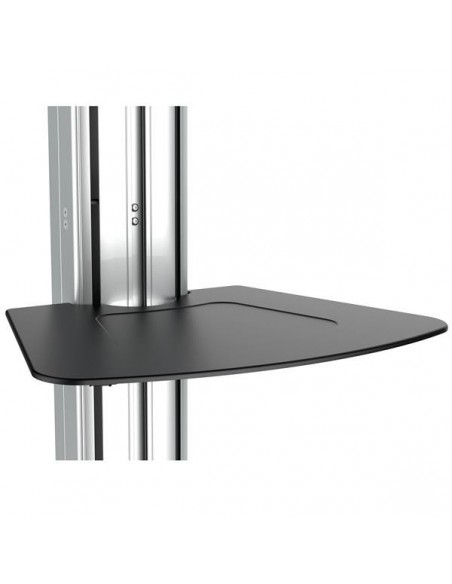 StarTech.com Carro de Transporte para Televisor de 32 a 70 Pulgadas - Carrito AV Móvil Mesa Rodante para TV VESA con Ajuste de