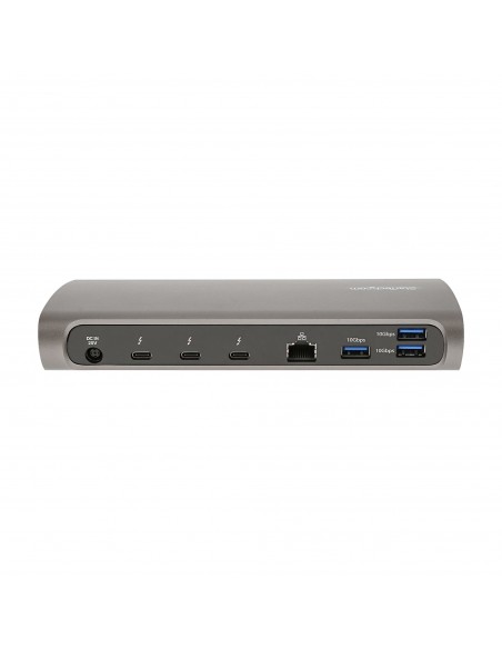 StarTech.com Docking Station Thunderbolt 4, PD de 96W, para 1 Monitor de 8K para 2 Monitores de 4K 60Hz, 3xTB4 USB4,
