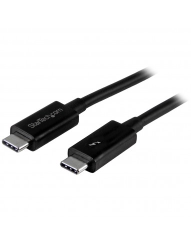 StarTech.com Cable Thunderbolt 3 Pasivo de 1m - 20Gbps - PD 100W - Vídeo 4K - Cable Thunderbolt - Certificado Thunderbolt -