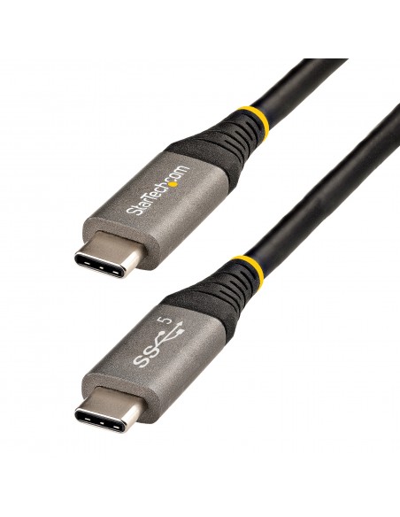 StarTech.com Cable de 2m USB-C de 5Gbps - Cable USBC de Alta Calidad - Cable USB Tipo C USB 3.1 3.2 Gen 1 - con Carga por