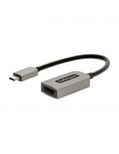 StarTech.com Adaptador USB C a HDMI de Vídeo 4K 60Hz - HDR10 - Conversor Tipo Llave USB Tipo C a HDMI 2.0b Dongle - Convertidor
