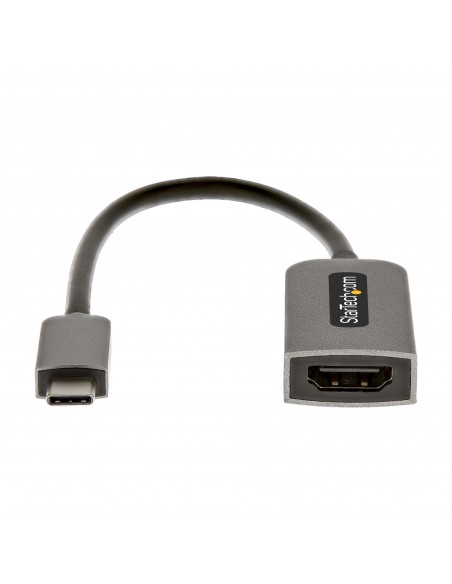 StarTech.com Adaptador USB C a HDMI de Vídeo 4K 60Hz - HDR10 - Conversor Tipo Llave USB Tipo C a HDMI 2.0b Dongle - Convertidor