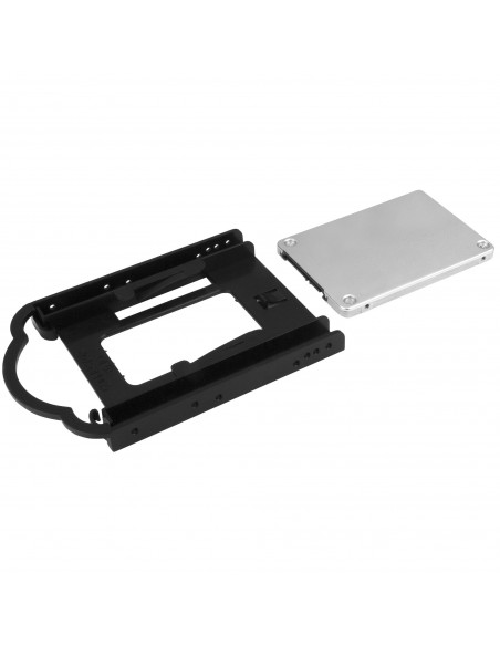 StarTech.com Bracket de Montaje para Discos Duros   SSD de 2,5" en Bahías de 3,5 Pulgadas - Instalación sin Herramientas -