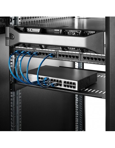 StarTech.com Bandeja Estante Ventilado de 1U para Armario Rack de Servidores de 19 Pulgadas - de 16 Pulgadas de Profundidad -