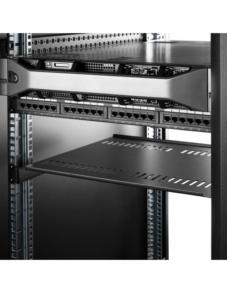 StarTech.com Bandeja Estante Ventilado de 1U para Armario Rack de Servidores de 19 Pulgadas - de 16 Pulgadas de Profundidad -