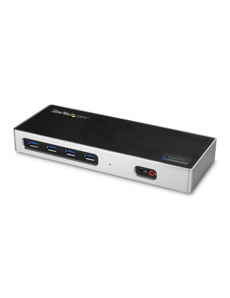 StarTech.com Dock USB-C y USB-A - Docking Station para 2 Monitores DisplayPort y HDMI de 4K 60Hz - Replicador de Puertos USB StarTech.com Dock USB-C y USB-A - Docking Station para 2 Monitores DisplayPort y HDMI de 4K 60Hz - Replicador de Puertos USB