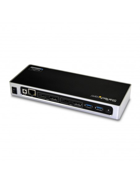 StarTech.com Dock USB-C y USB-A - Docking Station para 2 Monitores DisplayPort y HDMI de 4K 60Hz - Replicador de Puertos USB StarTech.com Dock USB-C y USB-A - Docking Station para 2 Monitores DisplayPort y HDMI de 4K 60Hz - Replicador de Puertos USB