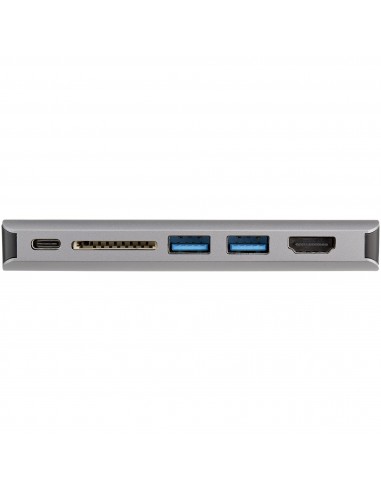 StarTech.com Adaptador Multipuertos USB-C - Mini Docking Station para Viajes con HDMI de 4K o VGA de 1080p - con Hub Ladrón USB