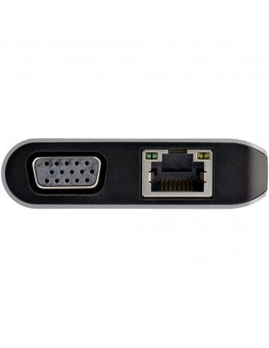 StarTech.com Adaptador Multipuertos USB-C - Mini Docking Station para Viajes con HDMI de 4K o VGA de 1080p - con Hub Ladrón USB
