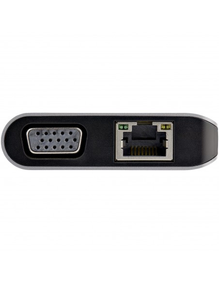 StarTech.com Adaptador Multipuertos USB-C - Mini Docking Station para Viajes con HDMI de 4K o VGA de 1080p - con Hub Ladrón USB