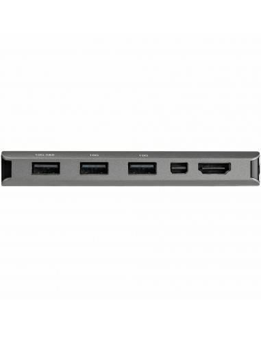 StarTech.com Adaptador Multipuertos USB-C - Docking Station USB Tipo C a HDMI o Mini DisplayPort 4K60 - Replicador de Puertos