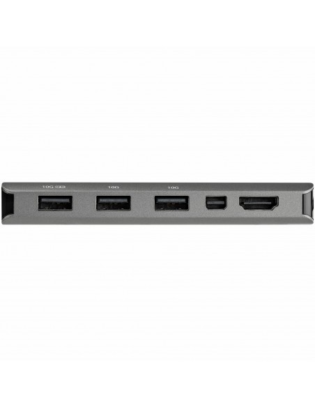 StarTech.com Adaptador Multipuertos USB-C - Docking Station USB Tipo C a HDMI o Mini DisplayPort 4K60 - Replicador de Puertos