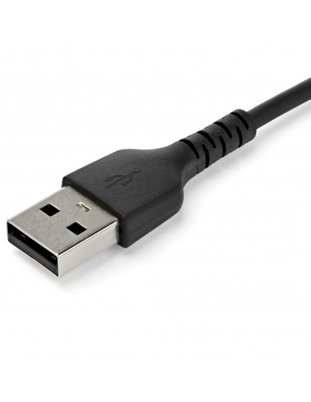 StarTech.com Cable de 2m de Carga USB A a USB C - de Carga Rápida y Sincronización Rápida USB 2.0 a USB Tipo C - Revestimiento
