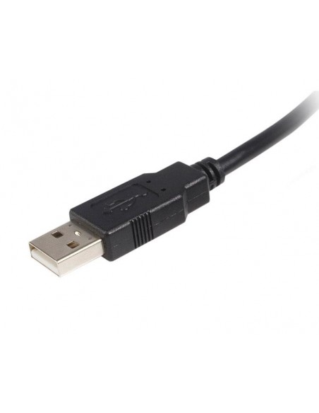 StarTech.com Cable USB de 3m para Impresora - 1x USB A Macho - 1x USB B Macho - Adaptador Negro